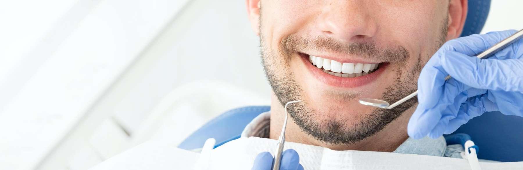 Close up of patient getting wisdom tooth removal in Champaign, IL