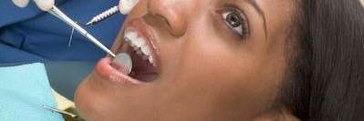 Patient getting treatment at emergency dentist in Champaign, IL