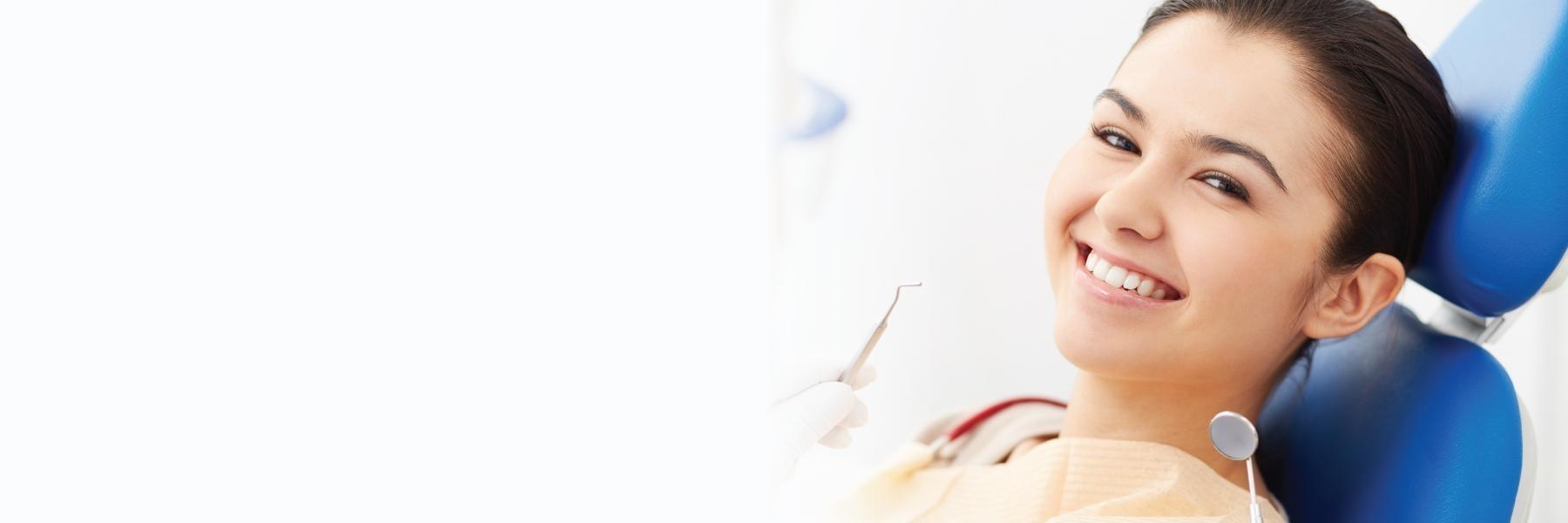 Patient in treatment chair at emergency dentist near me