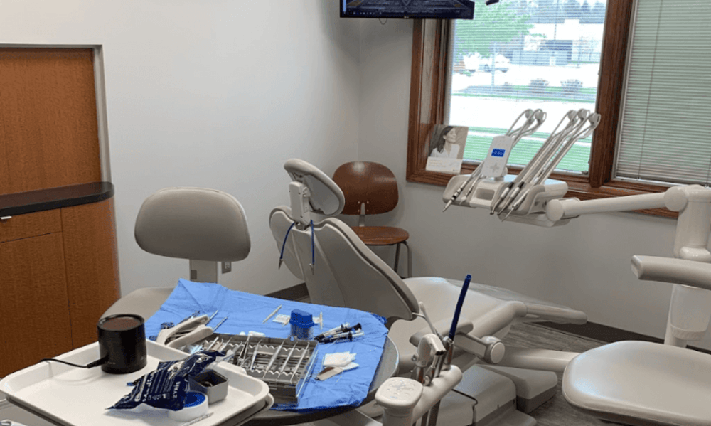 Examination room at dentist near me Champaign 61821